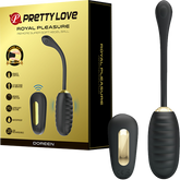 Pretty Love Doreen 12 Functions Remote Control Love Egg Massager Black Love Eggs and Kegel Exercisers